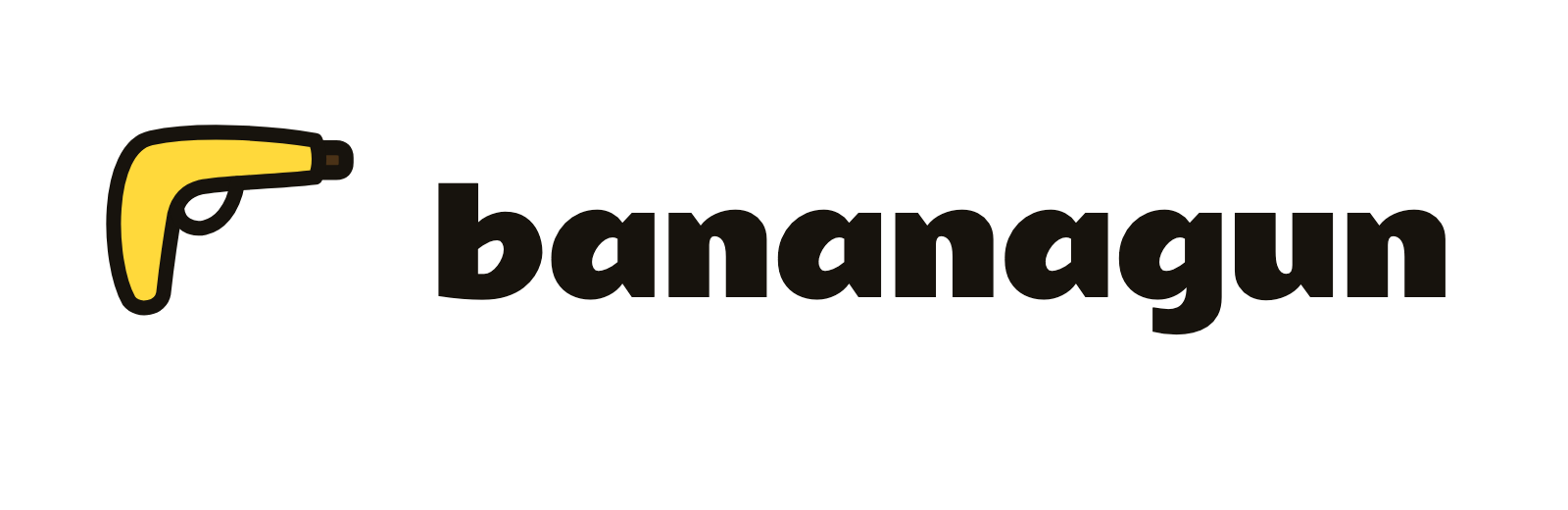 Bananagun logo on yellow